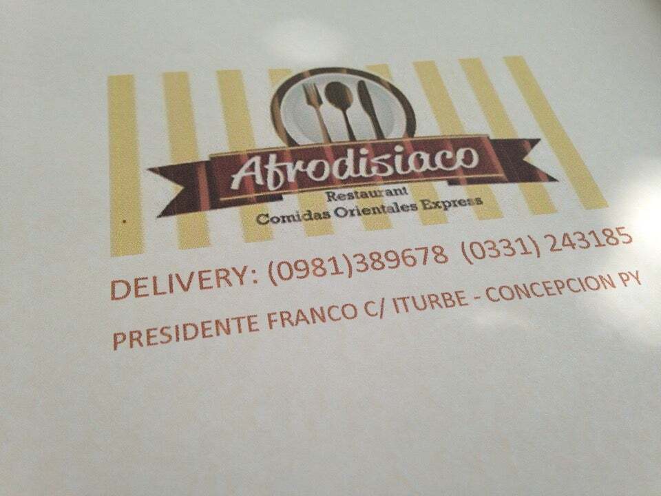 Afrodisiaco restaurant