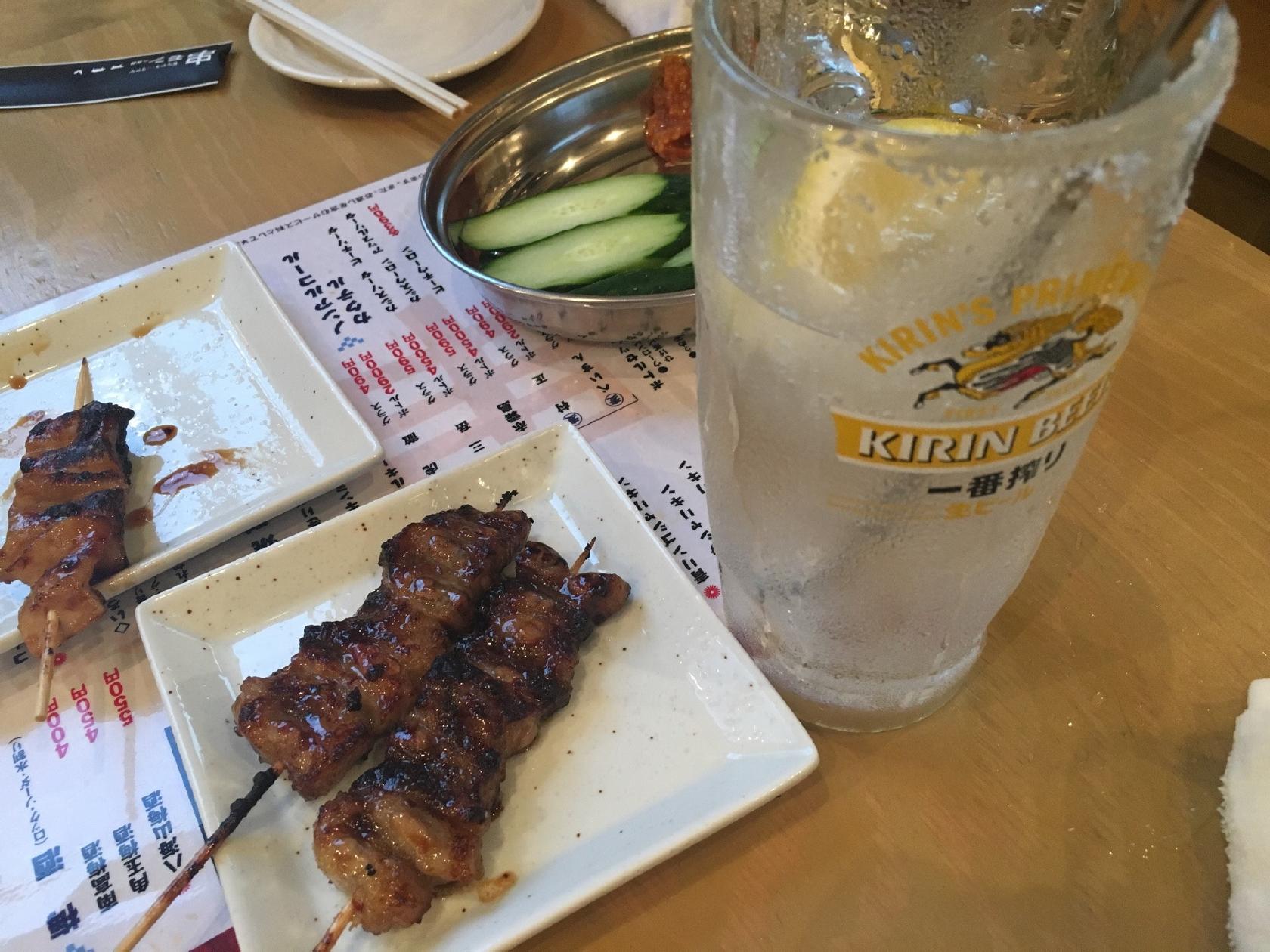 モツヤキ カラアゲ 串モン 二合目