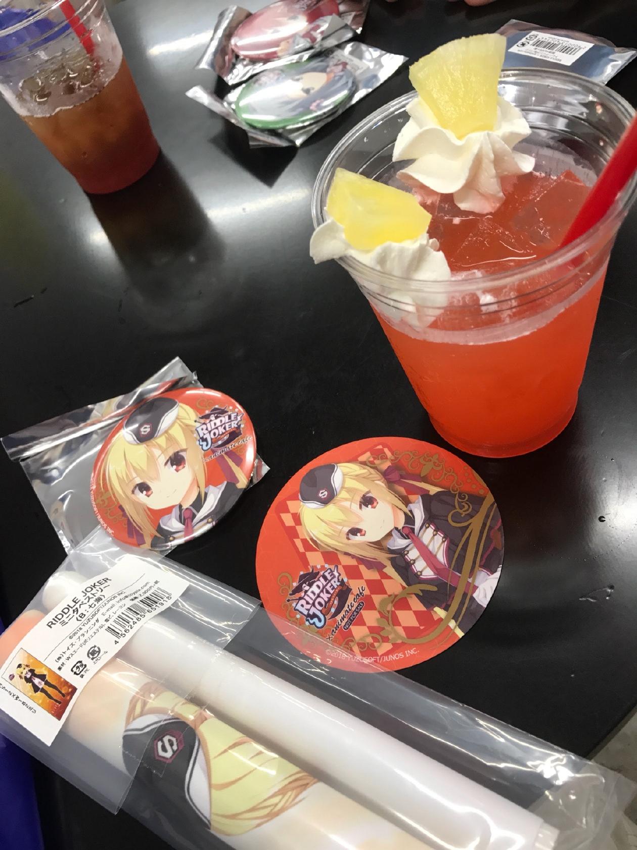 ゆずソフトコラボカフェ(アニメイトカフェ高架下出張店)