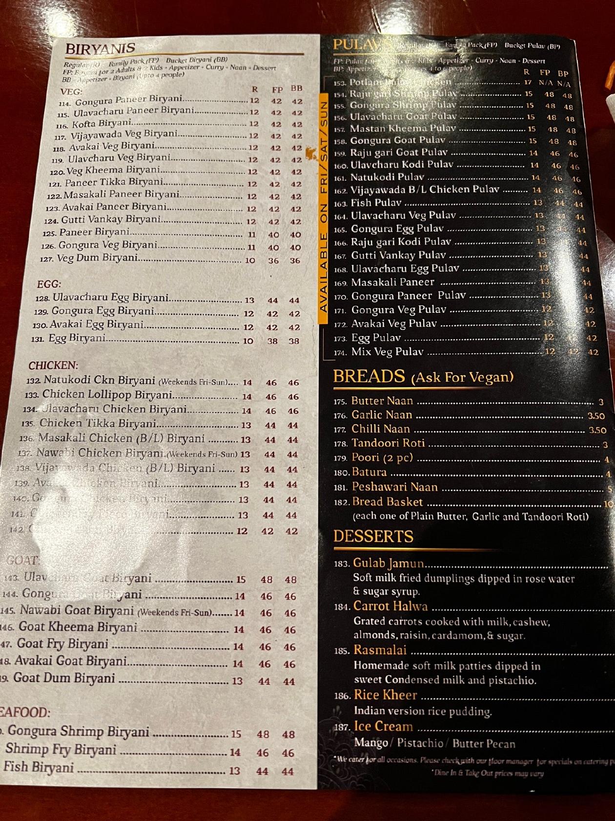 Nawabhi Hyderabad House Biryani Place