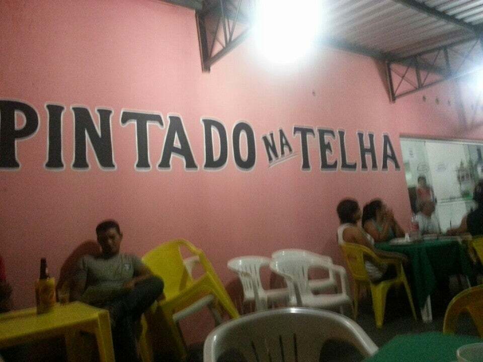Pintado na telha