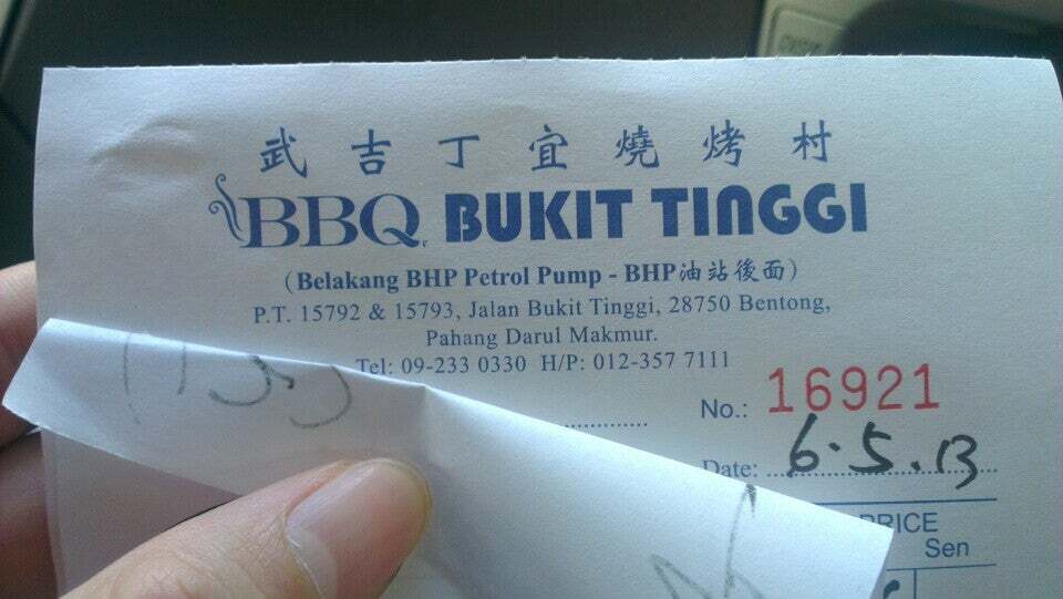 Bbq Bukit Tinggi