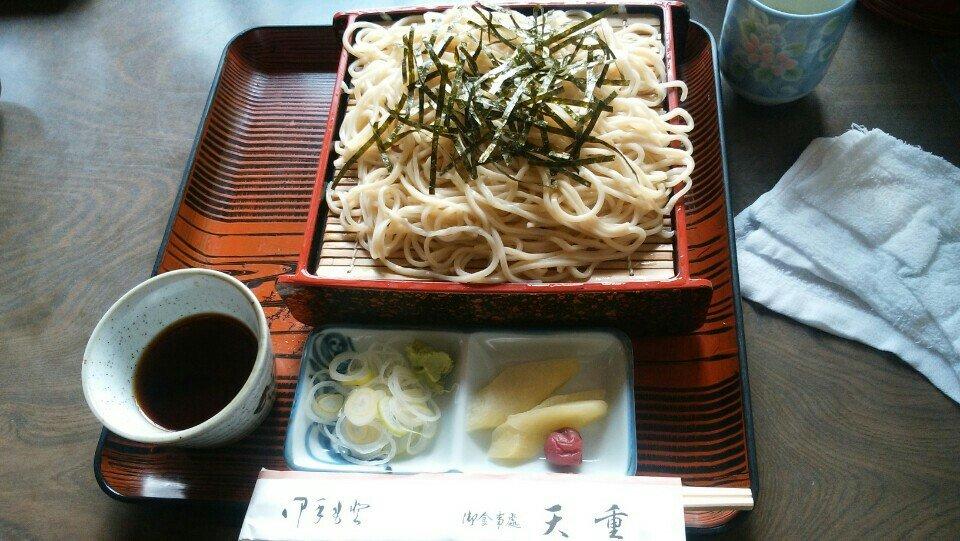 蕎麦 天重