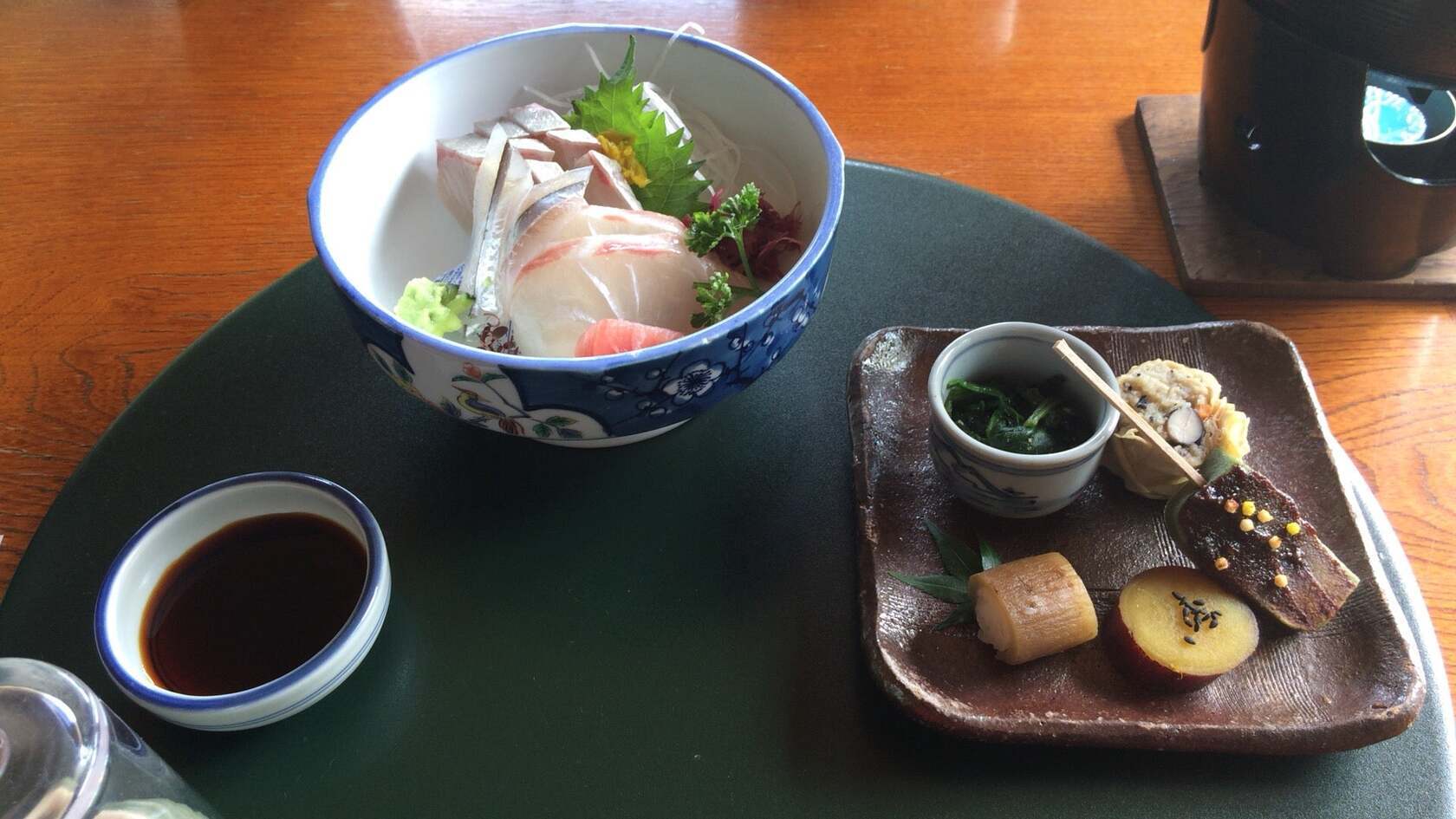 金亀 精進料理とお抹茶