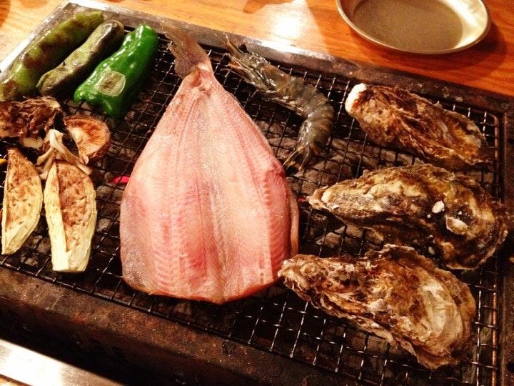牡蠣小屋浜焼番兵