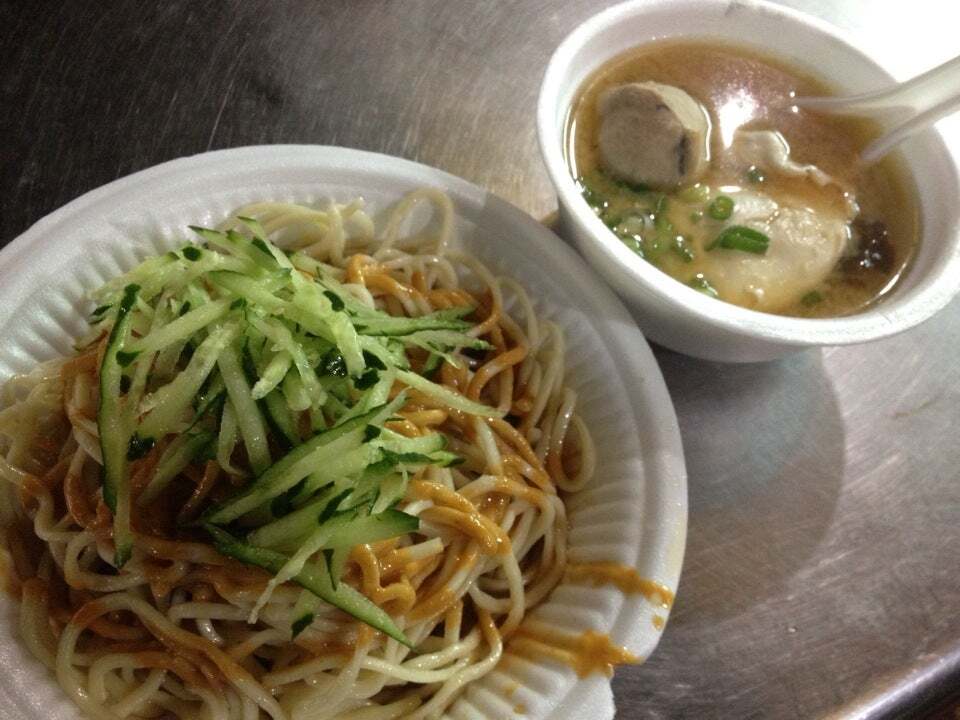 草地涼麵