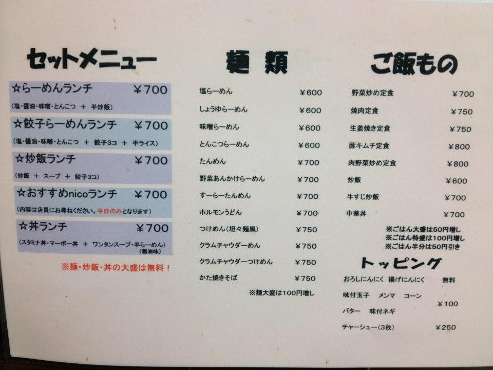 らーめんだいにんぐnico