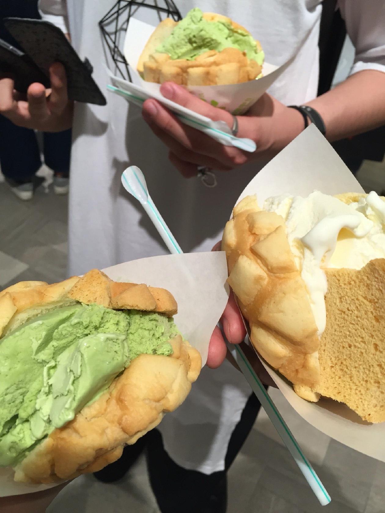 世界で2番めにおいしい焼きたてメロンパン アイス