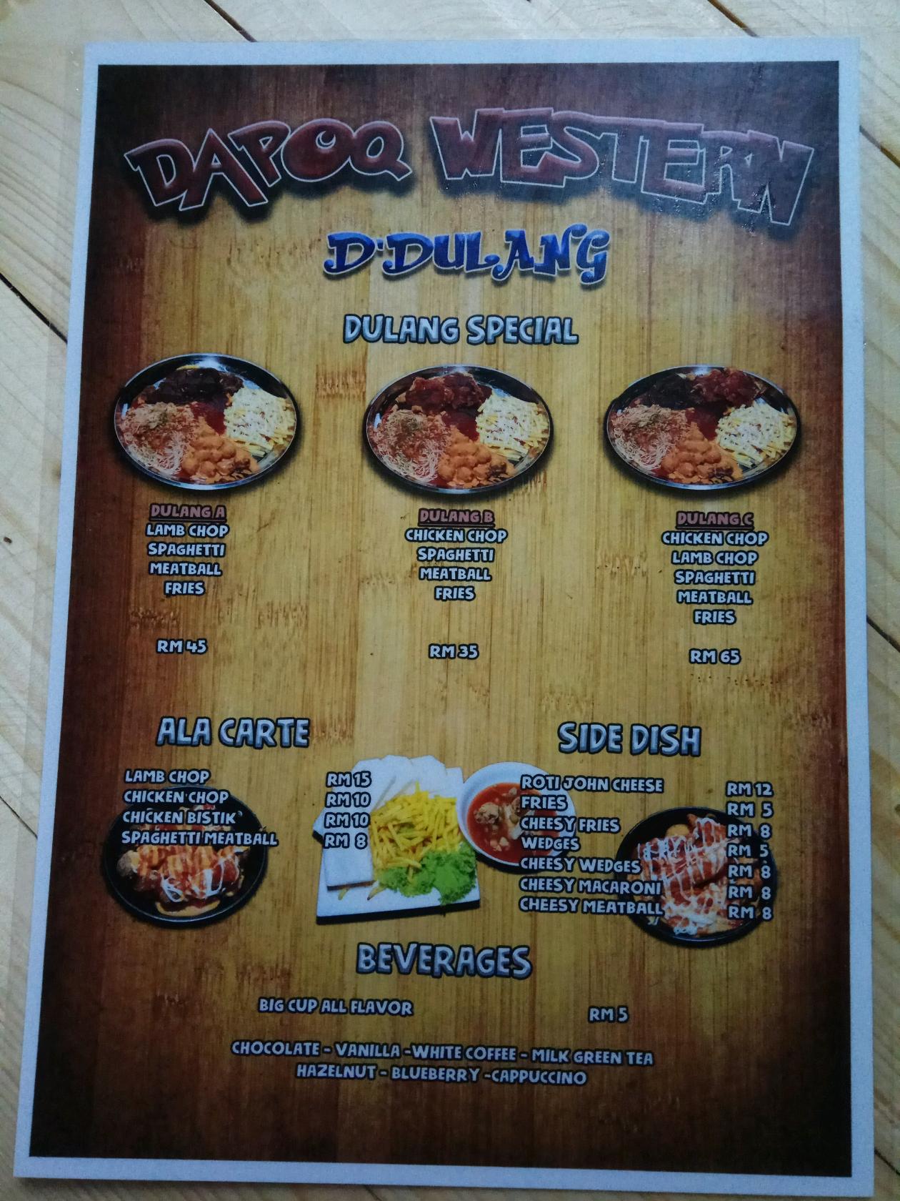 Dapoq Western D'Dulang