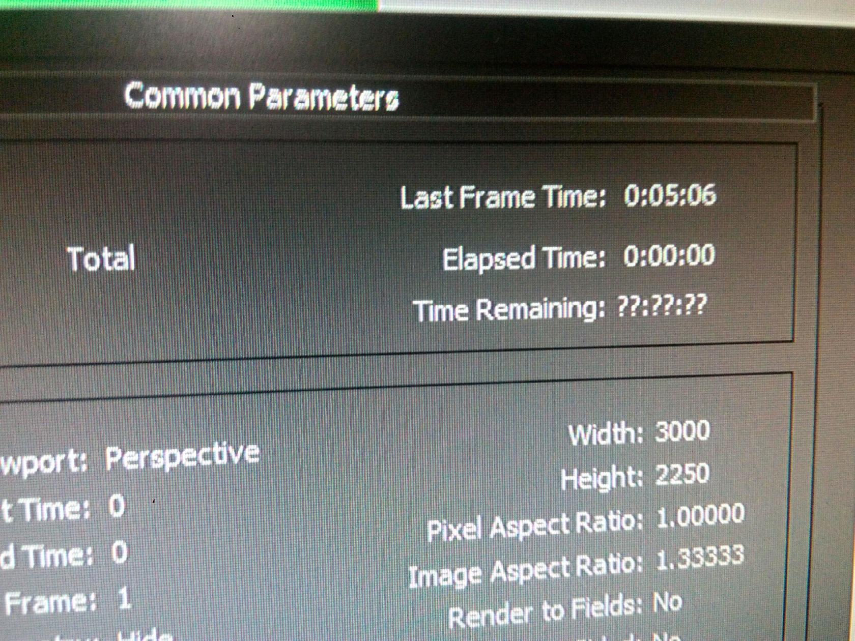 Rendering Time