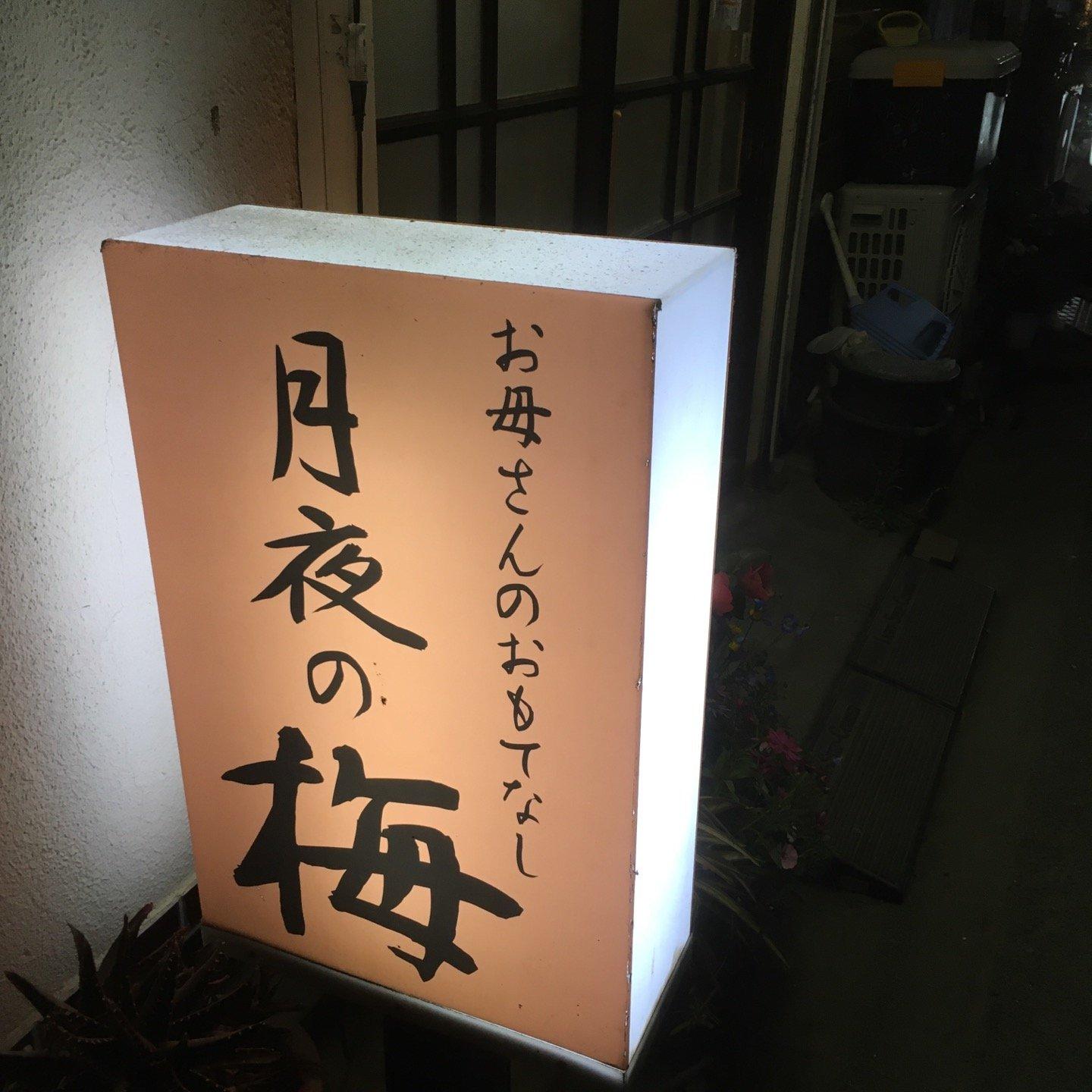 月夜の梅