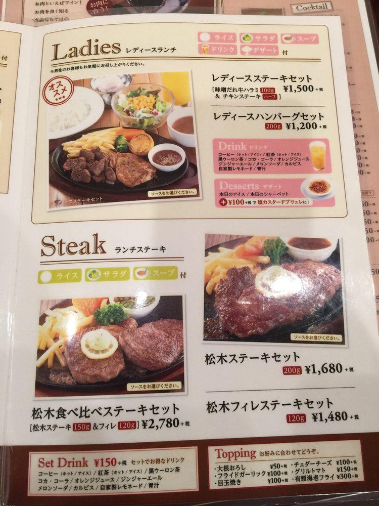 ステーキハウス松木 東武練馬店
