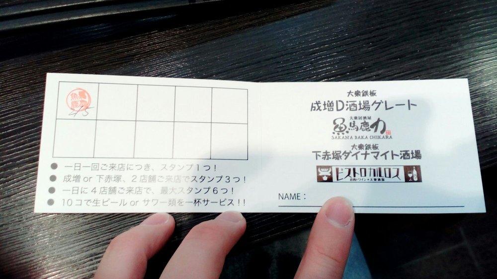 大衆居酒屋 魚馬鹿力 成増店