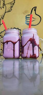 Pineapple juice and fast food