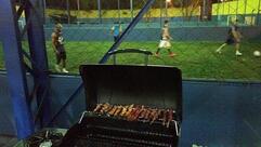 Quadra estilo livre society e piso