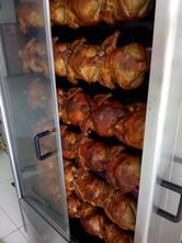 Frango assado da rótula