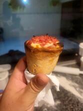 CEÁRA PIZZAS BATATA RECHEADA E PIZZA CONE