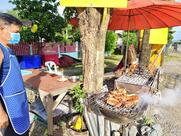 ลมฝนหมอก ไก่ย่างวิเชียรบุรี