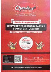 Chawlas 2 Since 1960 (H2O FUN PARK,AMBALA RD)