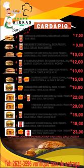 Rikkas Pizzas e lanchonete