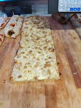 Felice pizza al mercato