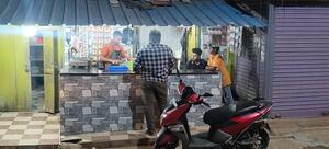 Golden chicken stall