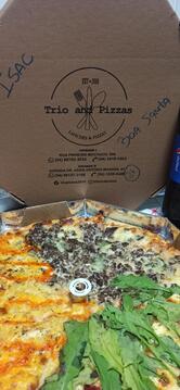 Trio And Pizzas