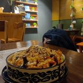 Cafe oaks and olives