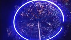 Jantinha e espetinho neon