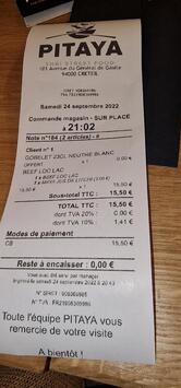 Pitaya Thaï Street Food