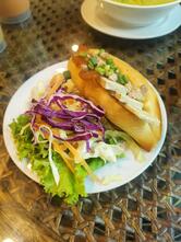 Urban garden cafe
