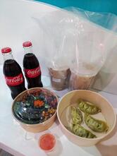 Sky poke and bubble tea