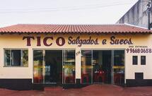 Tico salgados e sucos