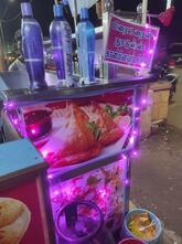 Fried rice noodles and kalan stall