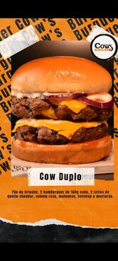 Cows burguer container