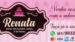 Renata bolos e tortas decoradas