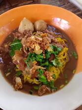 ร้านก๋วยเตี๋ยวเรือ ข้าวขาหมู เมนูน้ำ