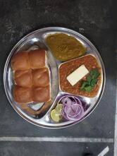 Bombay Burger and pav bhaji