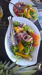 Restaurante rancho na mata