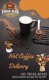 Food Bar - Fast food Shop Burger Sandwich Pasta Pizza Spring Role Mocktail Shake Coffee Garlic Bread