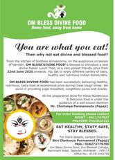 OM BLESS DIVINE FOOD