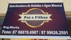 Distribuidora de bebidas e agua mineral Pais e Filhos