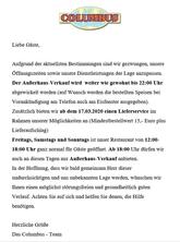 Pizzeria - Eiscafe Columbus