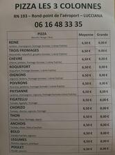 Pizza et paella les 3 colonnes Borgo