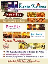 Hotel Radhekrishna Prestige Bar & Family Restaurant