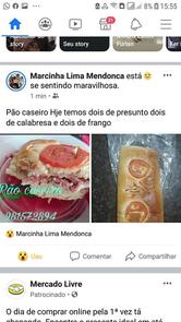 Cantinho Da Mini Pizza e pão Caseiro