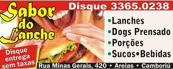 Sabor do lanche
