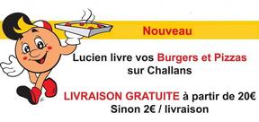 Pizzas - Lucien - Burgers