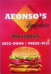 Afonsos lanches e pizza