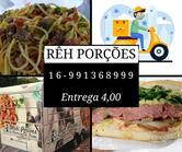 Rêh Porções e Macarrão na Chapa